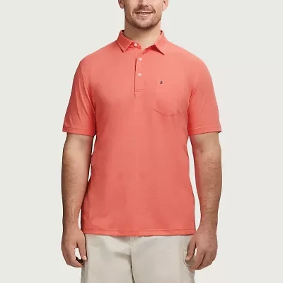 IZOD Sunshield Performance Big and Tall Mens Classic Fit Short Sleeve Polo Shirt