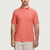 IZOD Sunshield Performance Big and Tall Mens Classic Fit Short Sleeve Polo Shirt