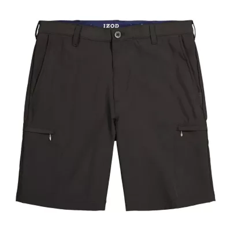 IZOD Swingflex Mens 9 1/2" Big and Tall Stretch Fabric Quick Dry Chino Short