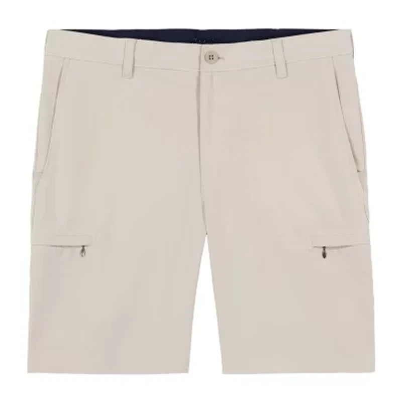 IZOD Swingflex Mens 9 1/2" Big and Tall Stretch Fabric Quick Dry Chino Short