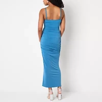 Emerald Sundae Womens Juniors Sleeveless Casual Bodycon Dress