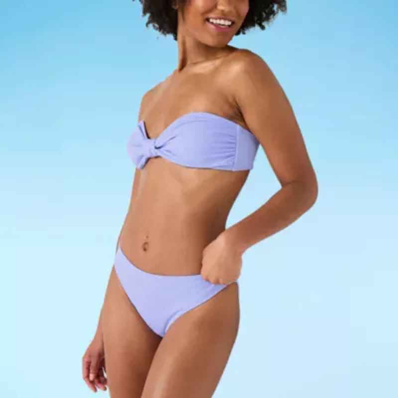 Decree Adjustable Straps Juniors Triangle Bikini Swimsuit Top