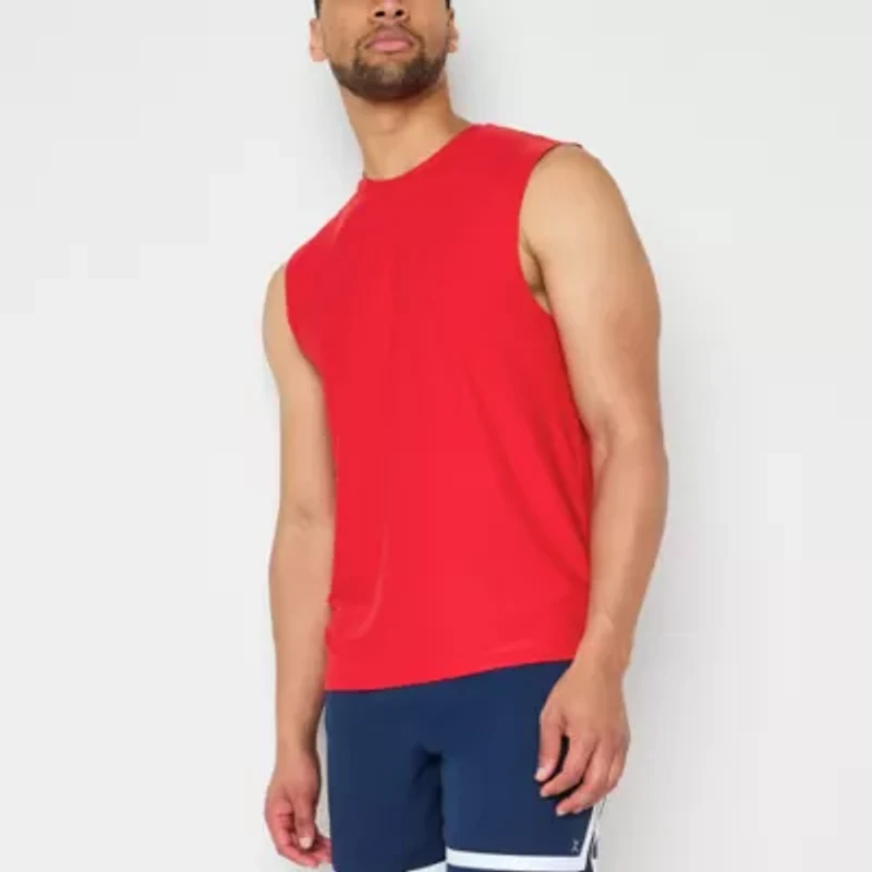 Xersion Activated Cooling Mens Crew Neck Sleeveless Muscle T-Shirt