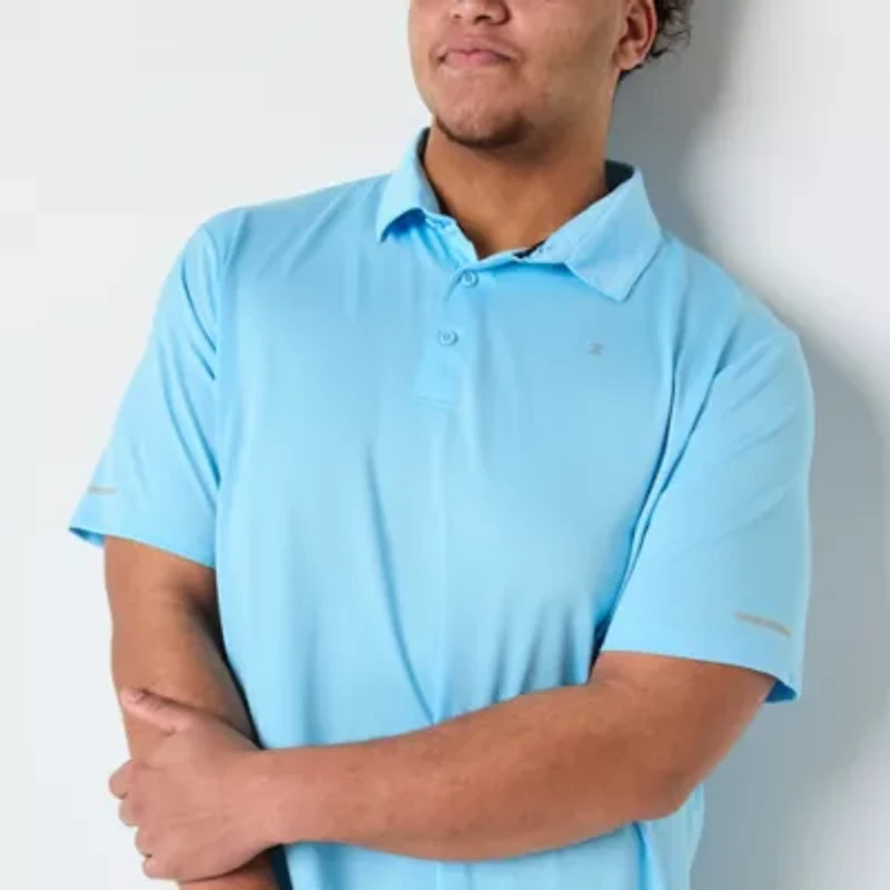 Xersion EverAir Big and Tall Mens Regular Fit Short Sleeve Polo Shirt
