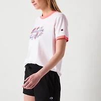 Champion Womens Crew Neck Short Sleeve Active T-Shirt
