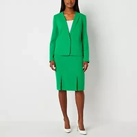 Black Label by Evan-Picone Womens Classic Fit Suit Jacket