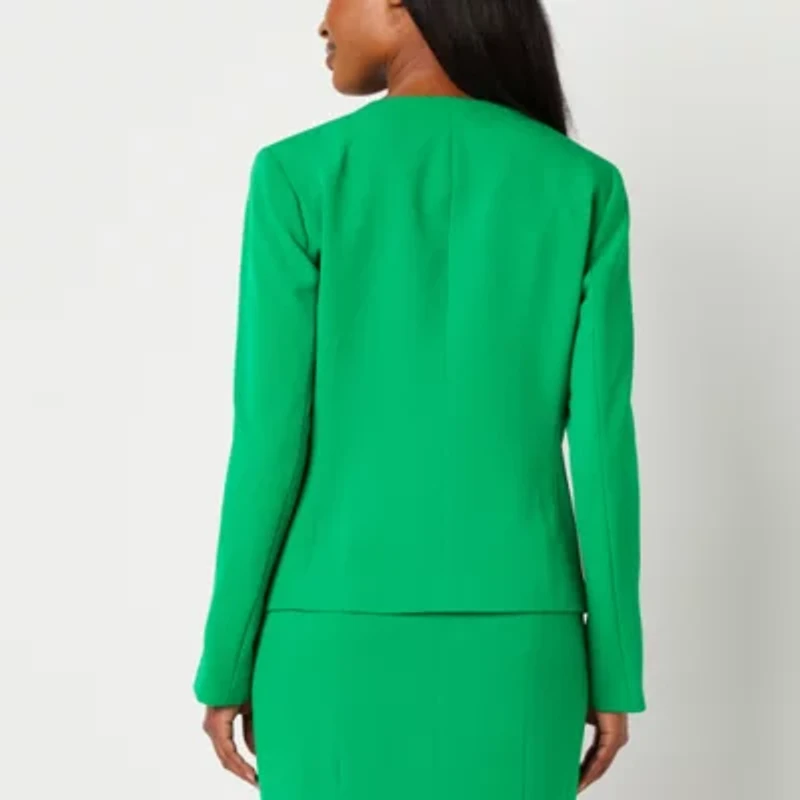 Black Label by Evan-Picone Womens Classic Fit Suit Jacket