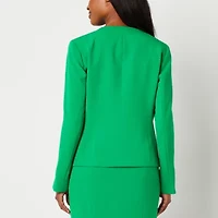 Black Label by Evan-Picone Womens Classic Fit Suit Jacket