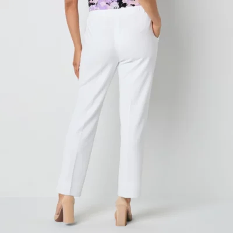 Black Label by Evan-Picone Textured Womens Straight Fit Suit Pant