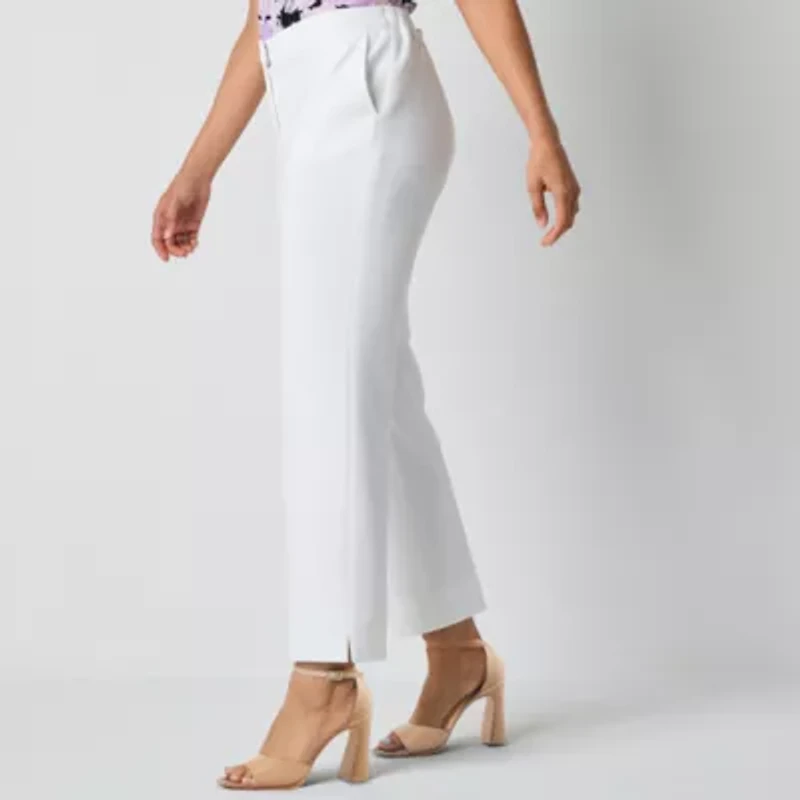 Black Label by Evan-Picone Textured Womens Straight Fit Suit Pant