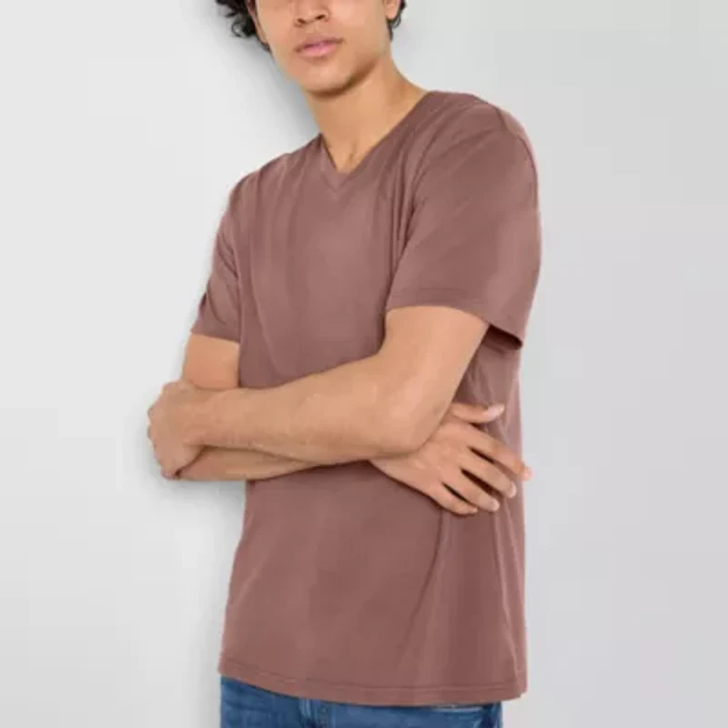 Arizona Mens V Neck Short Sleeve T-Shirt