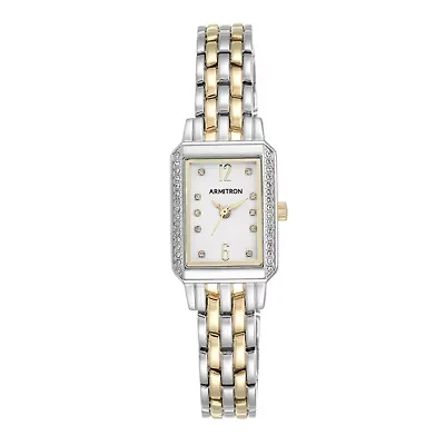 Armitron® Womens 5411 Two-Tone Bracelet Watch