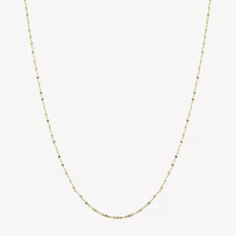 Silver Reflections 24K Gold Over Brass 18-24" Chain Necklace