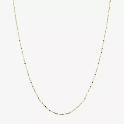 Silver Reflections 24K Gold Over Brass 18-24" Chain Necklace