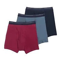 Jockey Cotton Mens 4 Pack Boxer Briefs 9977