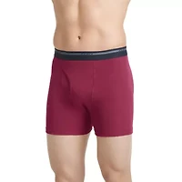 Jockey Cotton Mens 4 Pack Boxer Briefs 9977