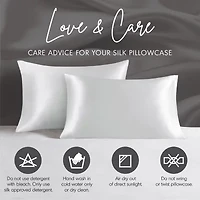 Madison Park Single Silk Pillowcase
