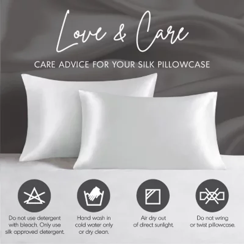 Madison Park Single Silk Pillowcase