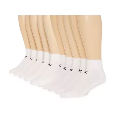 Xersion Quick-Dri Mens 10 Pair Quarter Ankle Socks