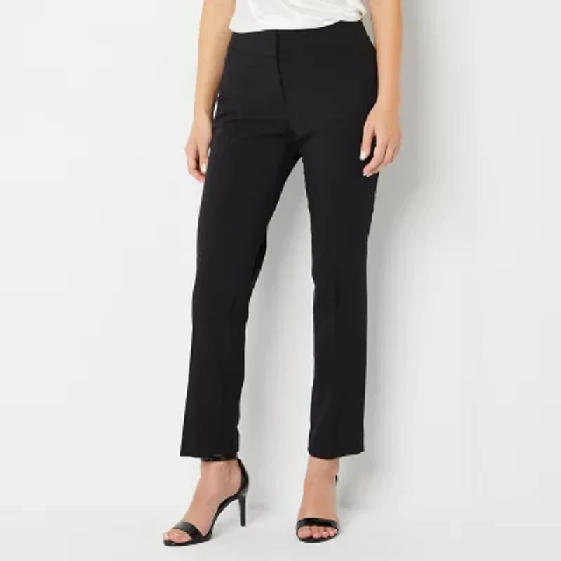 Black Label by Evan-Picone Crepe Womens Classic Fit Straight Suit Pant