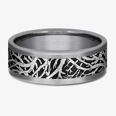 Mens 8MM Tantalum Wedding Band