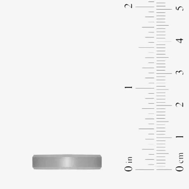 Mens 5MM Tungsten Wedding Band