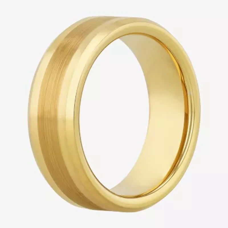 Mens 8MM Tungsten Wedding Band