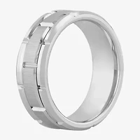 Mens 8MM Tungsten Wedding Band
