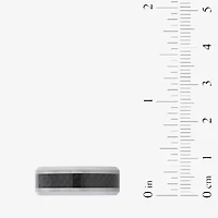 Mens 8MM Tungsten Wedding Band