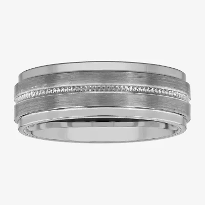 Mens 8MM Tungsten Wedding Band