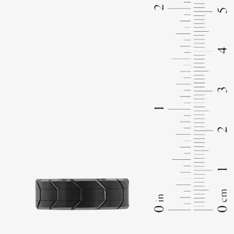 Mens 8MM Tungsten Wedding Band