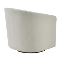 Martha Stewart Amber Swivel Upholstered Armchair