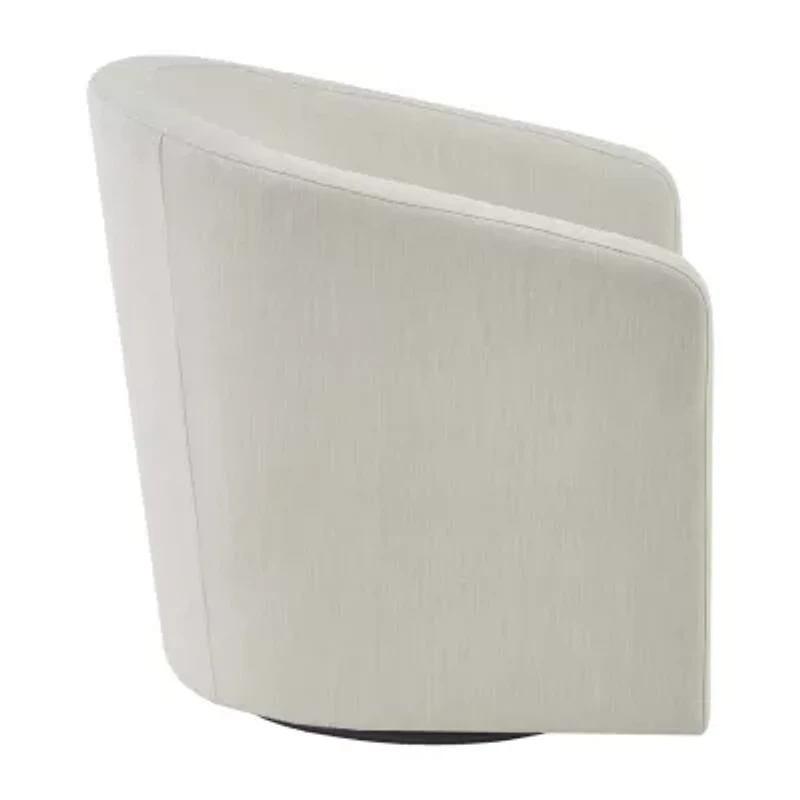 Martha Stewart Amber Swivel Upholstered Armchair