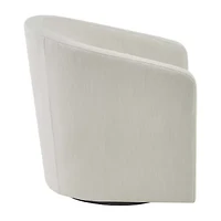 Martha Stewart Amber Swivel Upholstered Armchair