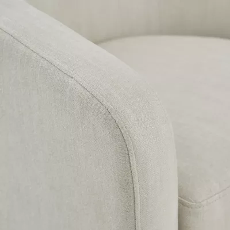 Martha Stewart Amber Swivel Upholstered Armchair