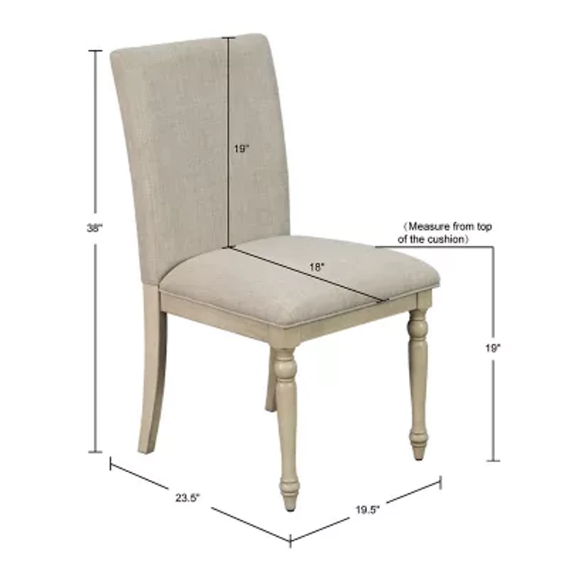 Martha Stewart Fiona 2-pc. Upholstered Dining Chair