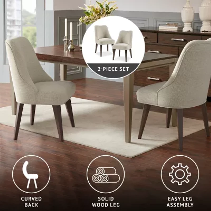 Martha Stewart Holls 2-pc. Upholstered Dining Chair