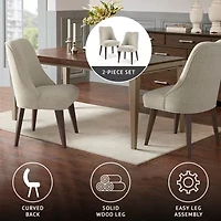 Martha Stewart Holls 2-pc. Upholstered Dining Chair