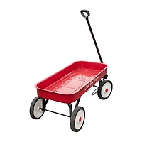 Ready Ace Children'S Classic Pull Along Steel Wagon Outdoor Play Set