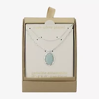 Sparkle Allure Semi Precious Womens Pink Quartz 2-pc. Necklace Set