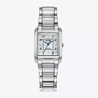 Citizen Bianca Womens Silver Tone Stainless Steel Bracelet Watch Ew5600-52d