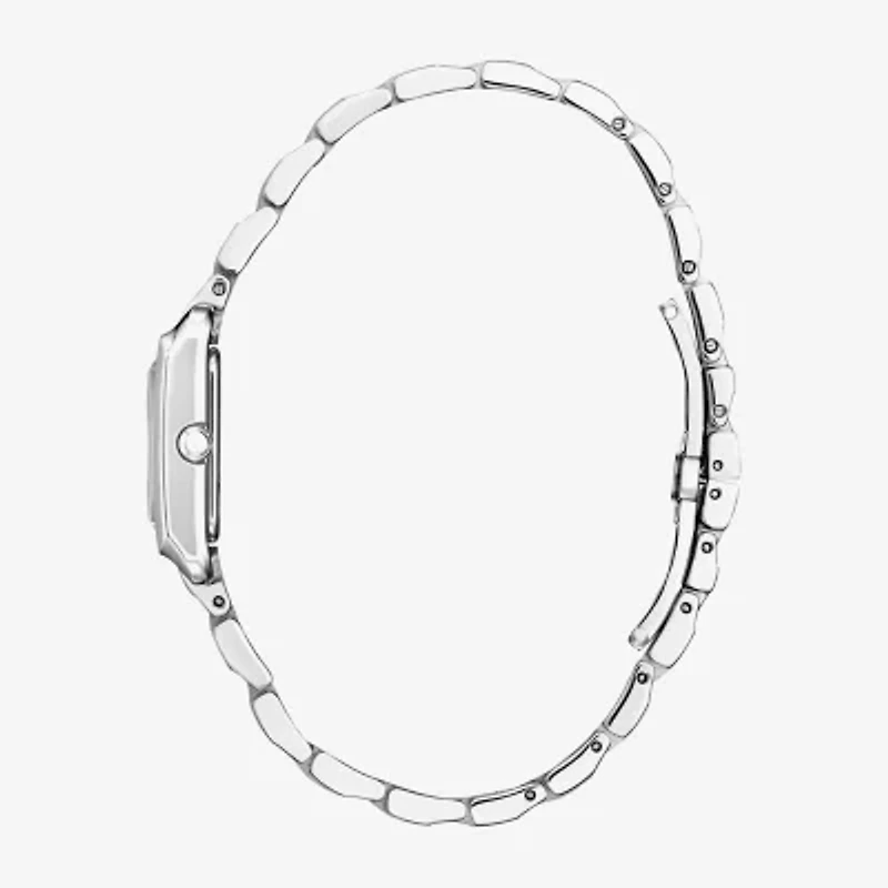 Citizen Bianca Womens Silver Tone Stainless Steel Bracelet Watch Ew5600-52d