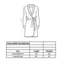 Linum Home Textiles Womens Terry Cloth Long Sleeve Length Robe