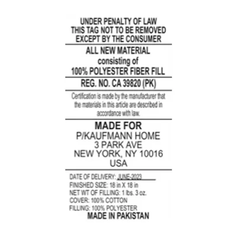 Rose Tree Haylie Floral Printed Square Throw Pillow