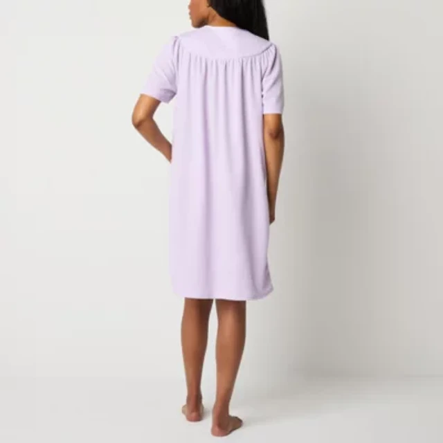 Adonna Womens Waffle Short Sleeve Long Length Robe Westland Mall