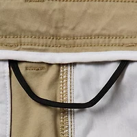 St. John's Bay Mens 10" Mid Rise Big and Tall Adaptive Stretch Fabric Adjustable Features Easy-on + Easy-off Cargo Short
