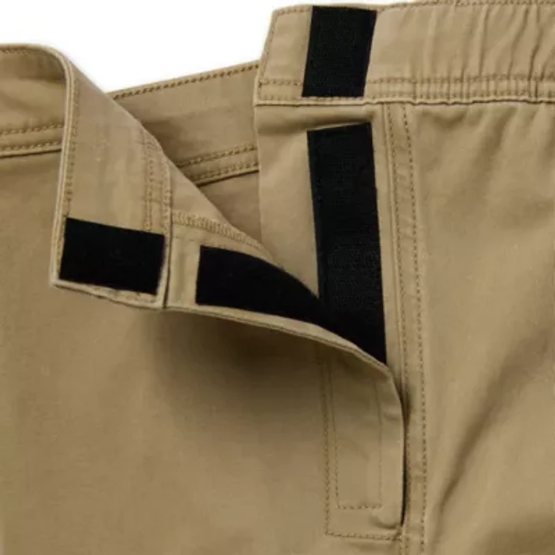 St. John's Bay Mens 10" Mid Rise Big and Tall Adaptive Stretch Fabric Seated Wear Cargo Short