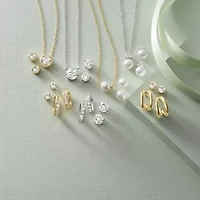 Yes, Please! Womens White Cultured Freshwater Pearl Sterling Silver 2-pc. Jewelry Set