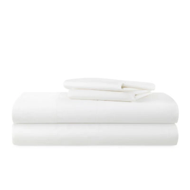 Home Expressions Cool and Crisp Cotton Percale Sheet Set