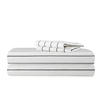 Home Expressions Cool and Crisp Cotton Percale Sheet Set